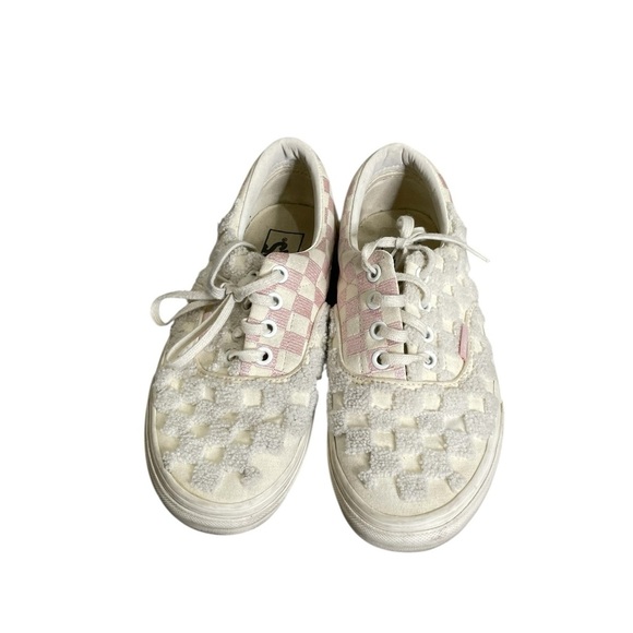 Vans Pink and White Sneakers Soft Slip-On Style - Picture 1 of 9